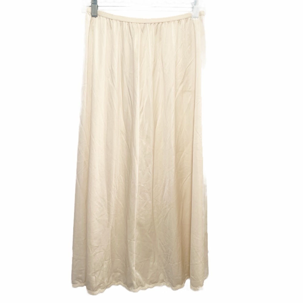 Vintage Cream maxi half slip